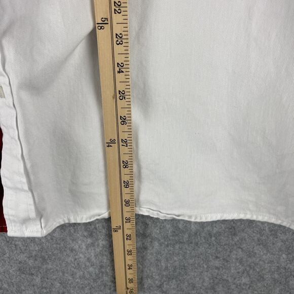 Wrangler Western Shirt Mens 3XL Button Down Texas Flag Embroidery Cowboy Rodeo - Picture 7 of 11